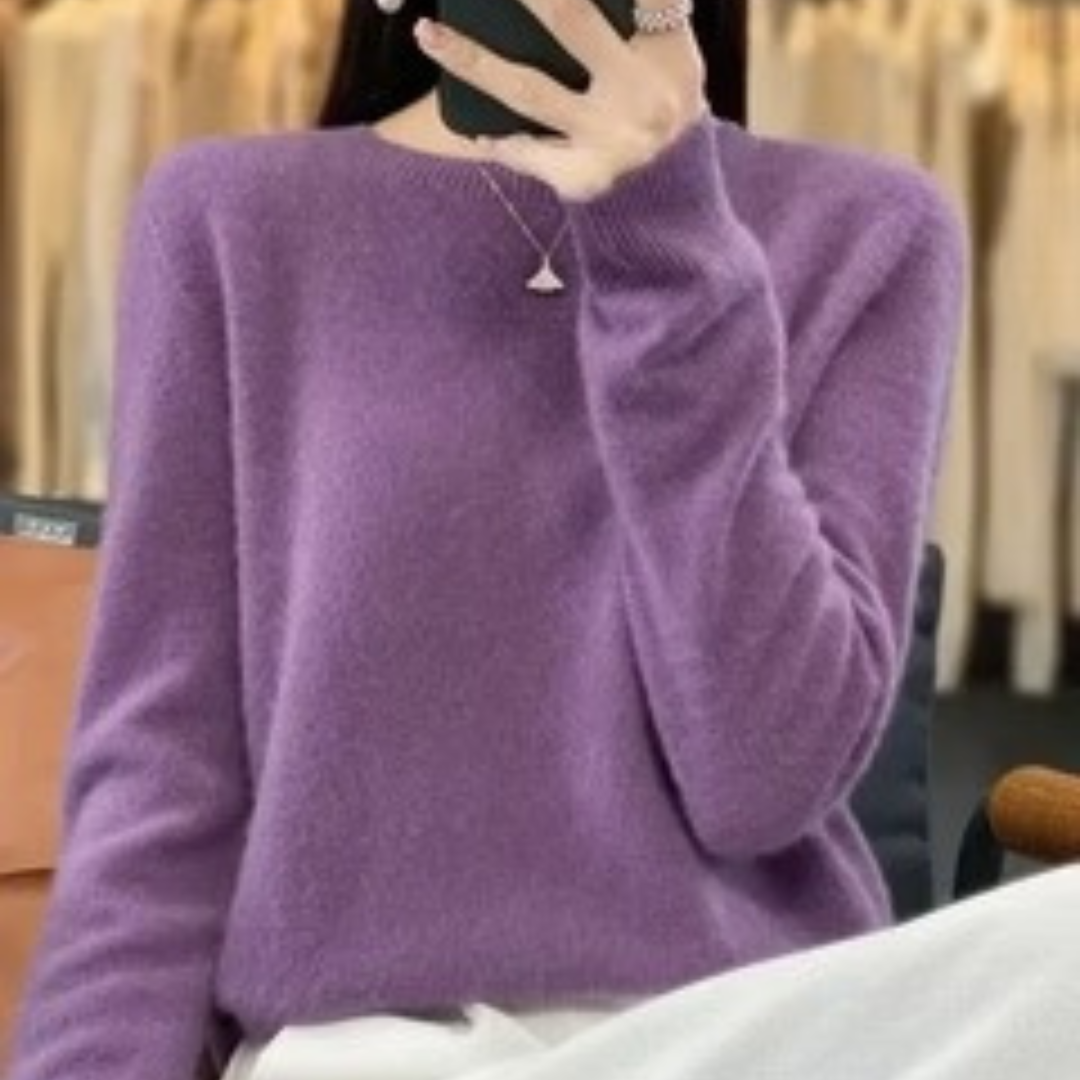100% Merinowolle Pullover für Damen – Strickpullover für Winter
