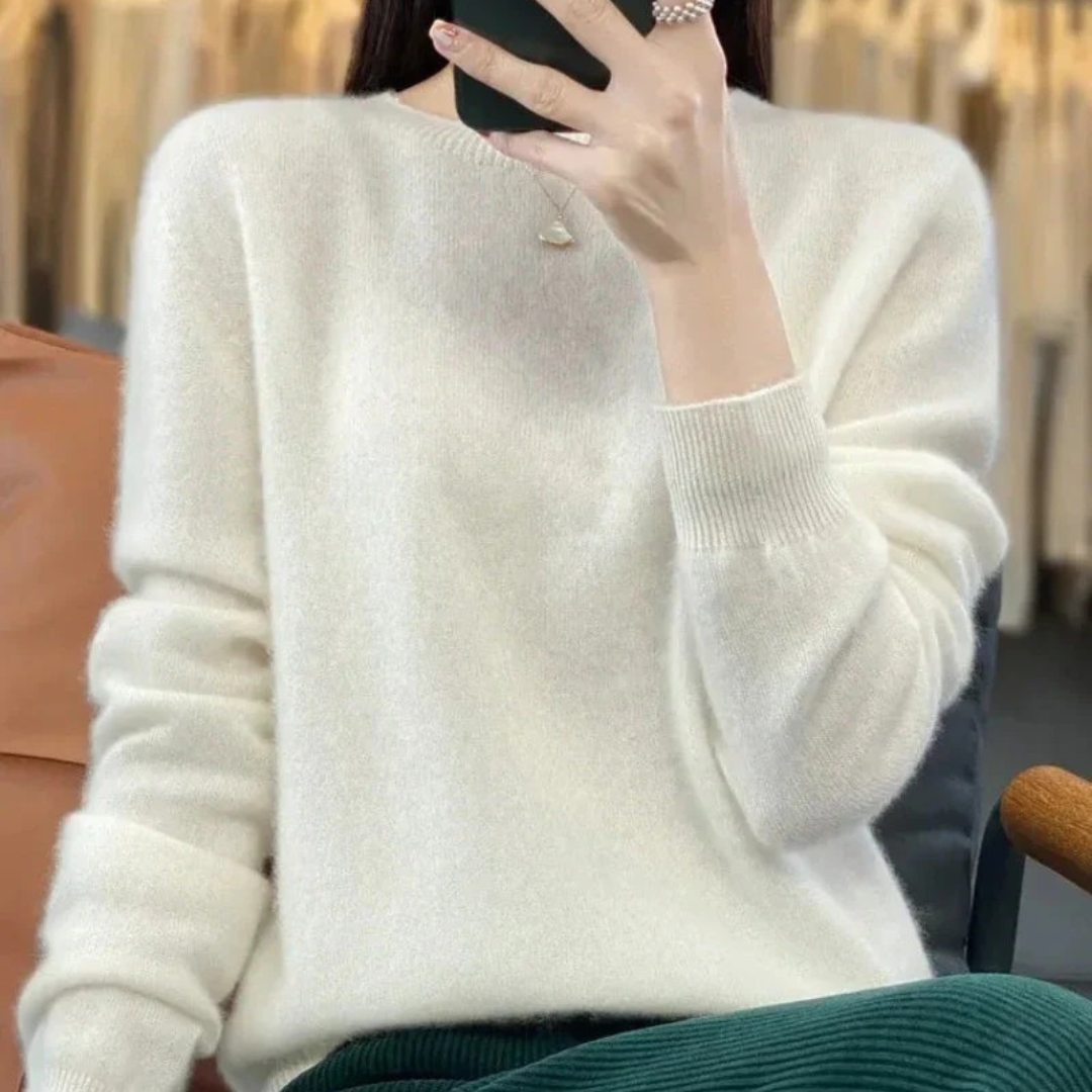 100% Merinowolle Pullover für Damen – Strickpullover für Winter