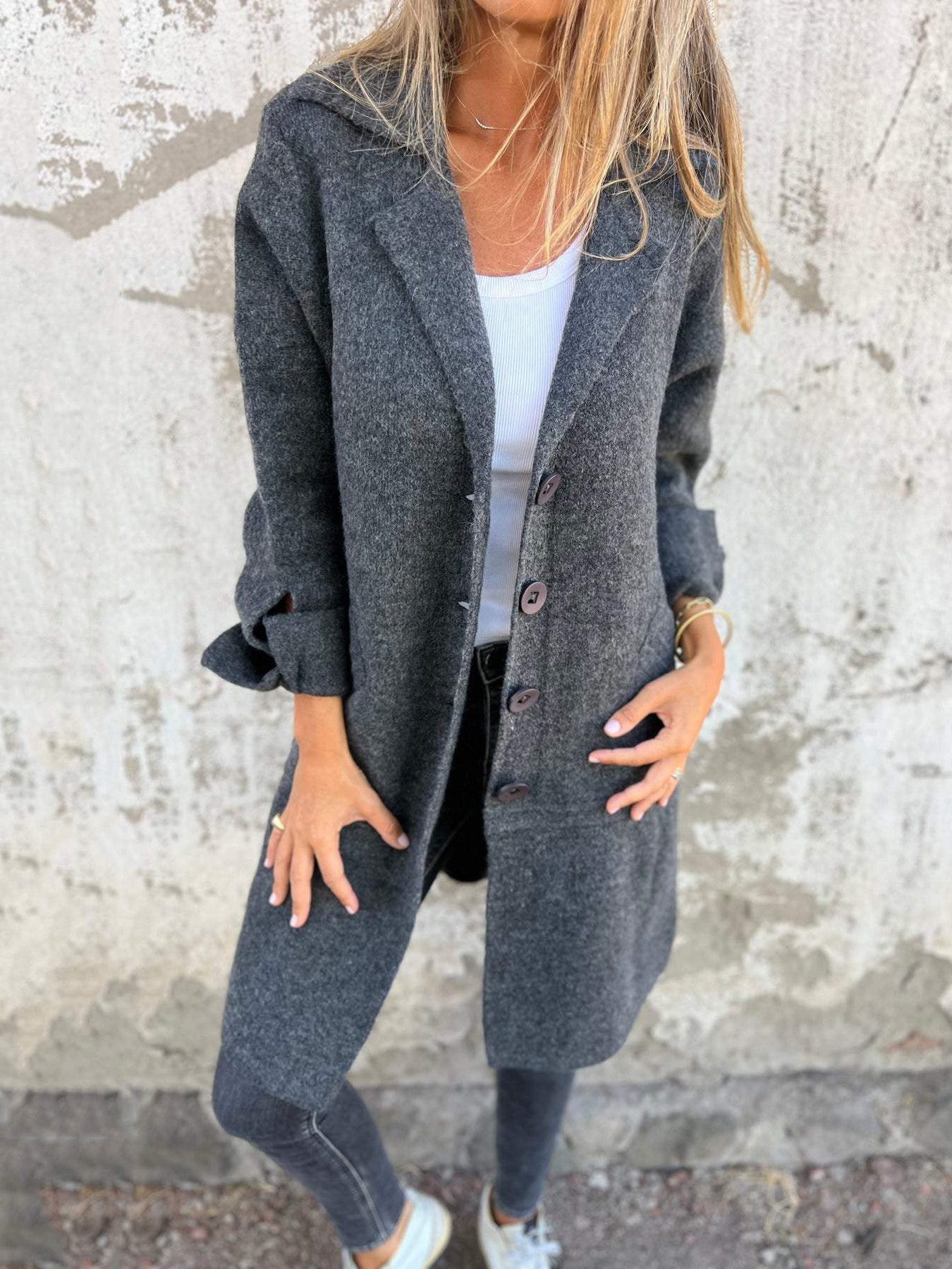 SNUGRRS Lapel Coat