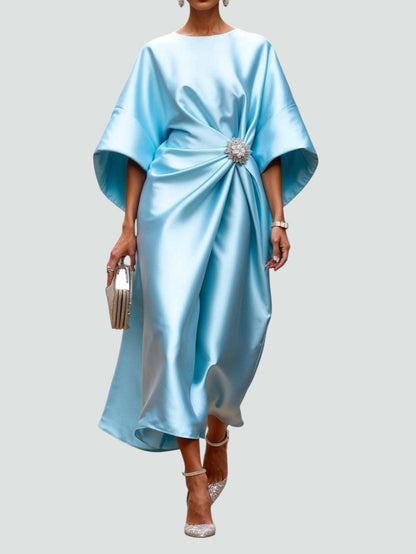 Ophélia™ | Robe fluide à drapé élégant au charme sophistiqué