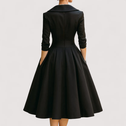 Lorenza™ | Midi-Satin-Kleid