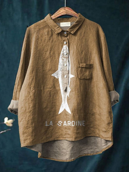 Lily | Sardine Grafik Shirt
