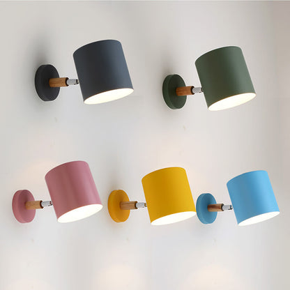 Vnitřní Moderní Nástěnné Svítidlo | Otočný Čtení LED Válec