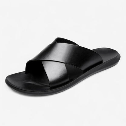 Patrick – Slippers met Kruisbanden en Antislipzool