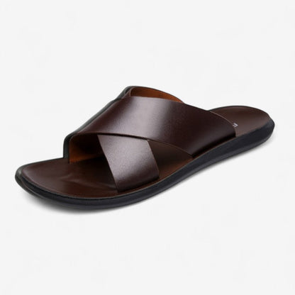 Patrick – Slippers met Kruisbanden en Antislipzool