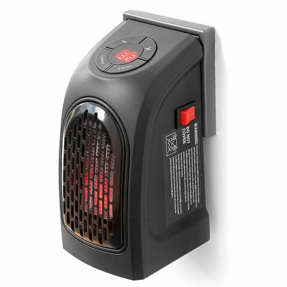 Electric Fan Heater with Thermostat – Compact and Plug-In Design