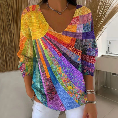 Aeliana - Fashionable Vintage Top