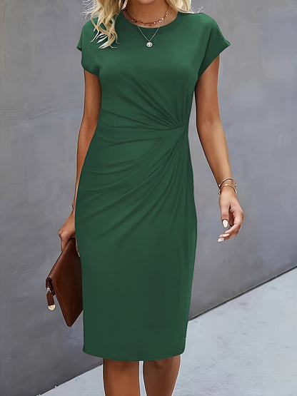 Christina - Elegant kjole med knutebånd for damer
