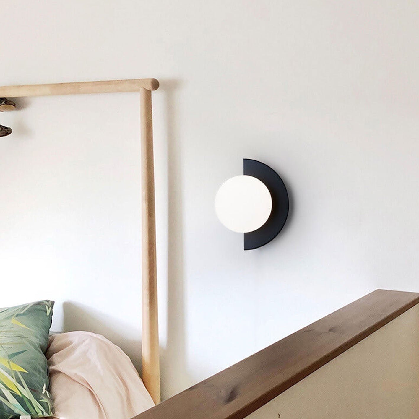Vnitřní Moderní Nástěnná Lampa | Tvar Polovičního Měsíce G9