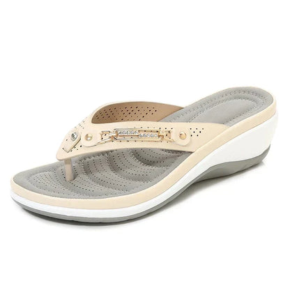 Lagoz Fleur | Orthopedische Dames Slippers met Zachte Zool