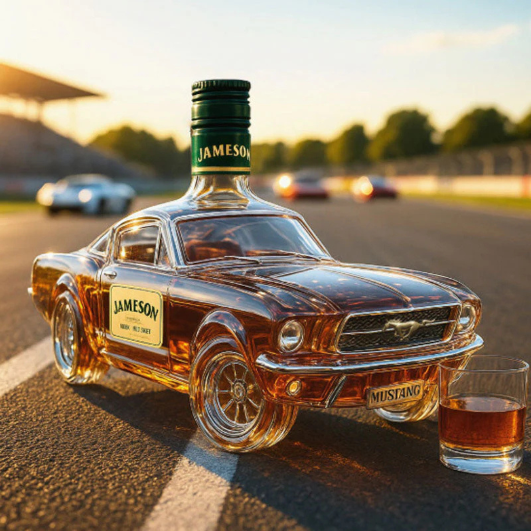 Láhev na whisky Mustang