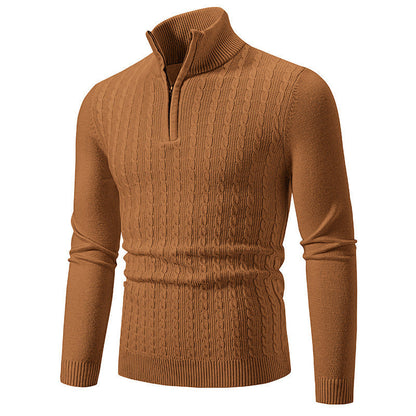 Fabrizio – Stilvoller Zopfmuster Strickpullover Für Herren