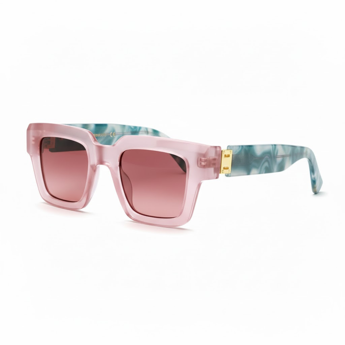 Lunettes de soleil carrées rétro avec verres photochromiques et protection UV400