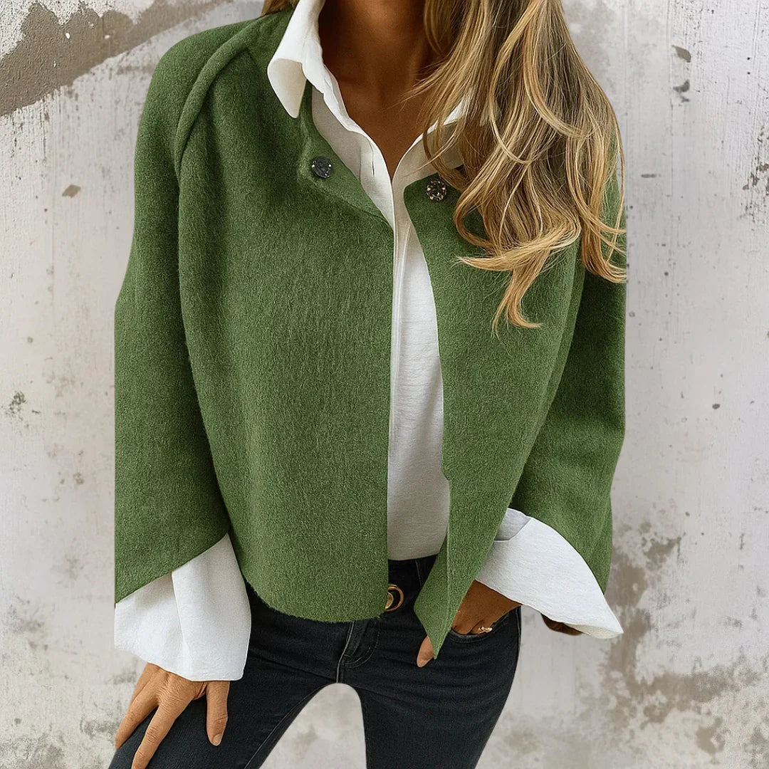 Nirelya™ | Modern Minimal Cropped Jacket