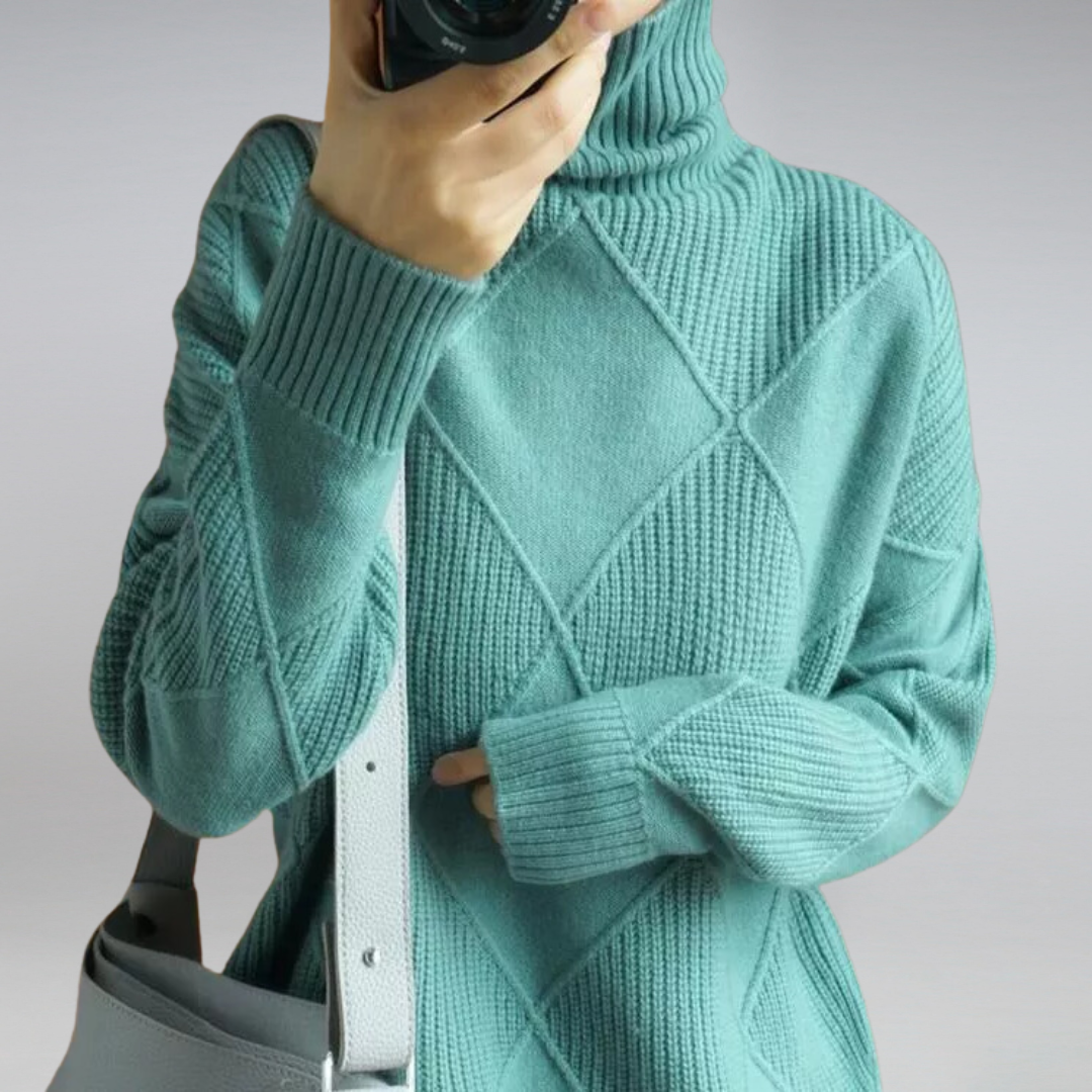 Weicher Damen Rollkragenpullover – Bequem, Warm & Elegant