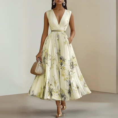 Jasmine | Women’s Flowy Sleeveless Summer Maxi Dress
