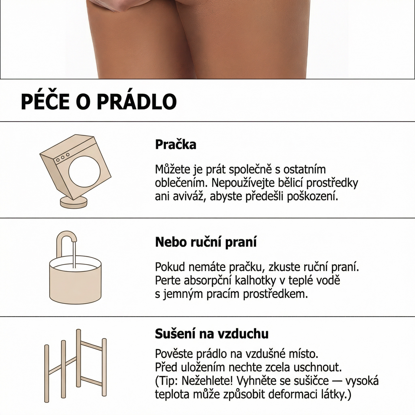 Fluxe™ - absorpční kalhotky, které nikdo nepozná