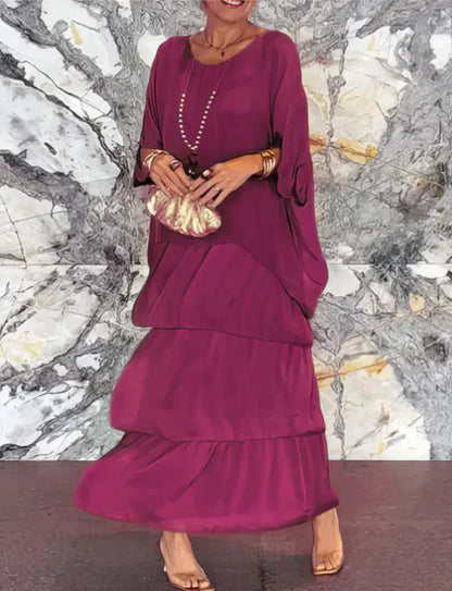 Laura - Robe longue élégante et fluide