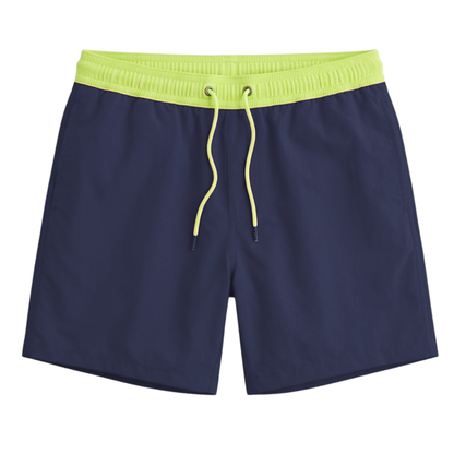 Maillot de Bain à Séchage Rapide pour Hommes avec Poches Zippées et Doublure en Filet