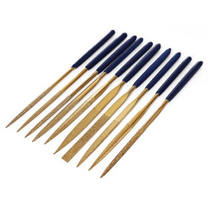 10Pcs Gliding Diamond File Hand Tools Blue