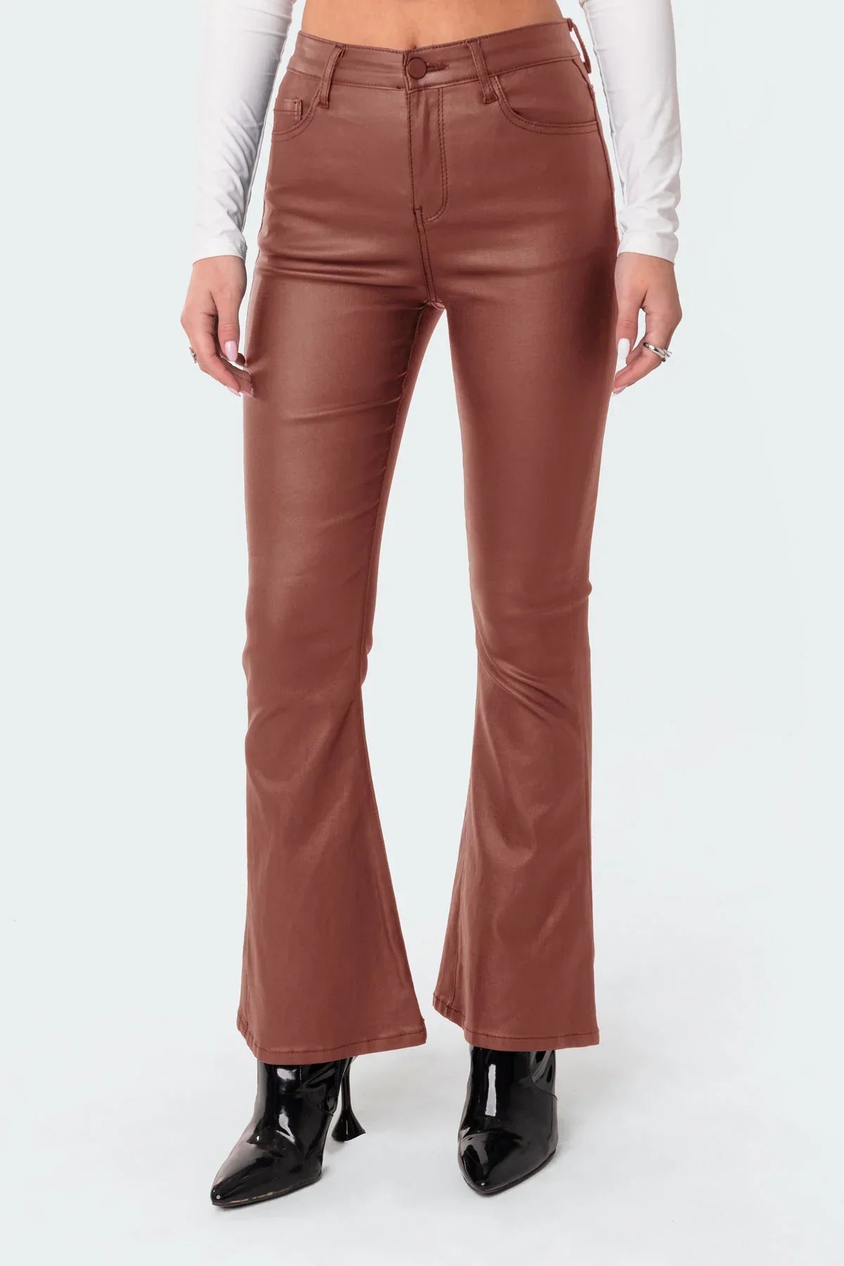 Leather Flare Pants™ (70% OFF)