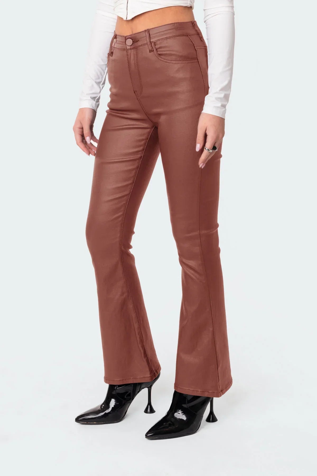 Leather Flare Pants™ (70% OFF)