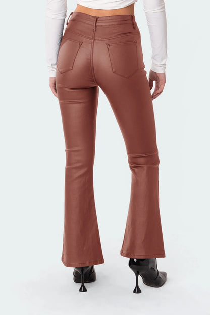 Leather Flare Pants™ (70% OFF)