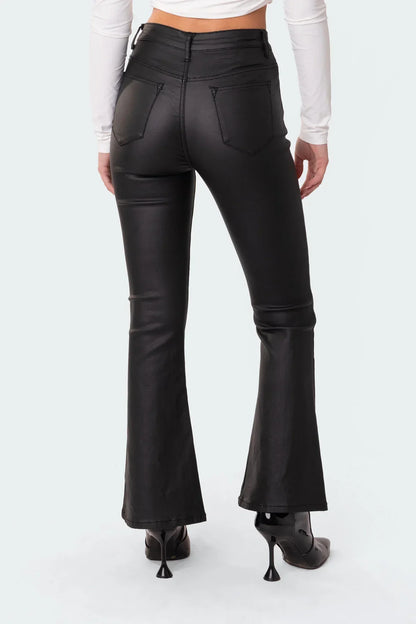 Leather Flare Pants™ (70% OFF)