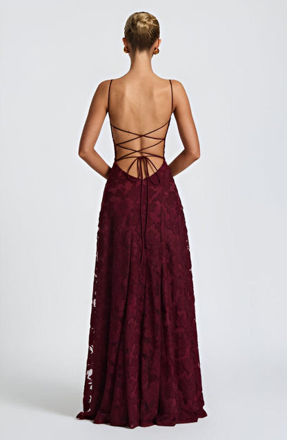 Eulalie - Lace Corset Maxi Elegant Summer Dress