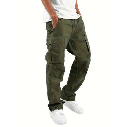 Dave - Straight Cut Wide Leg Cargo Pants