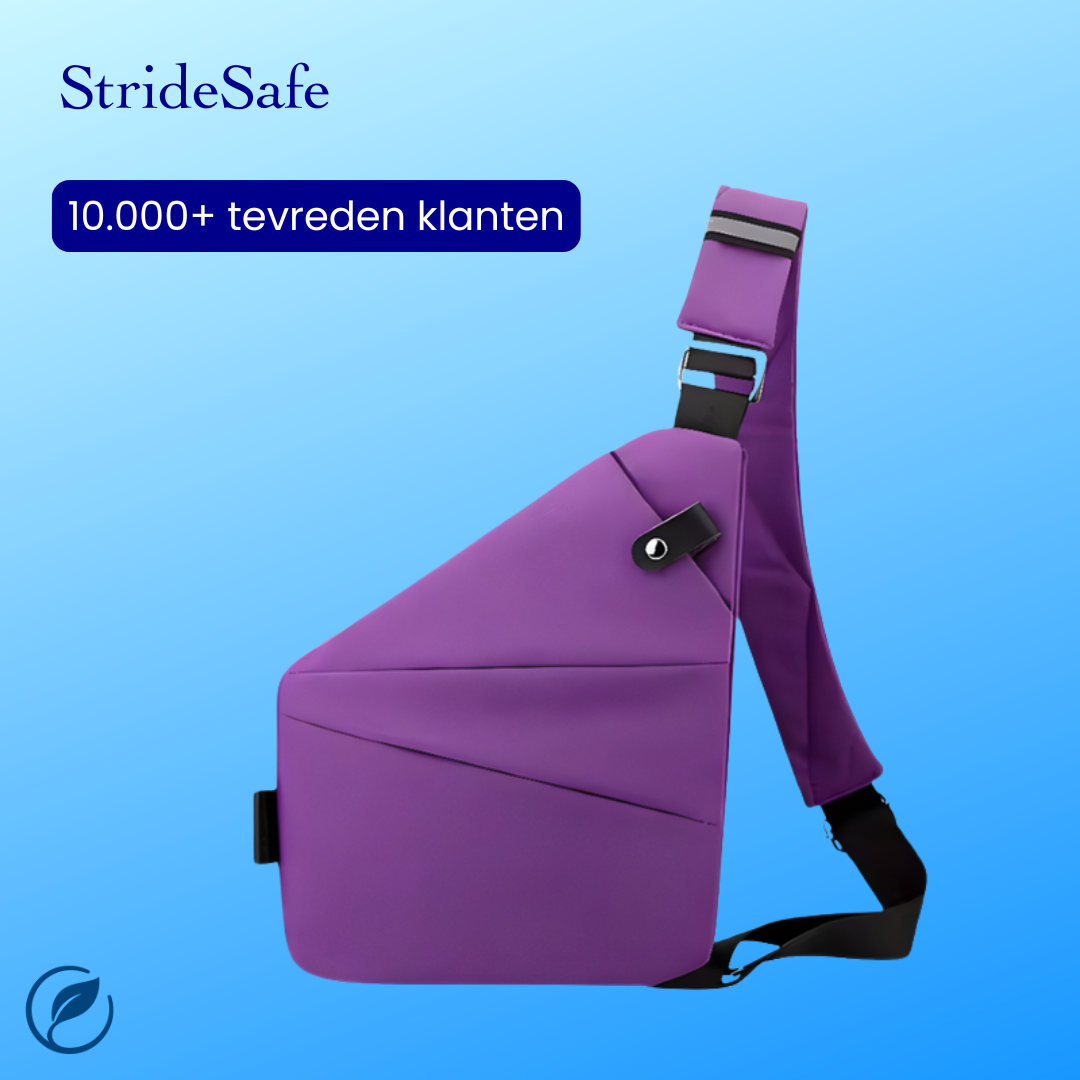 StrideSafe™ – Multifunctionele Diefstalbestendige Crossbody Tas