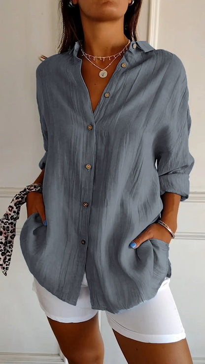 Kia - Oversized Elegant Bluse