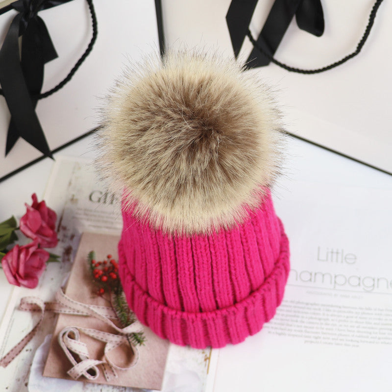 LORETTE | Classic Knit Beanie with Pom