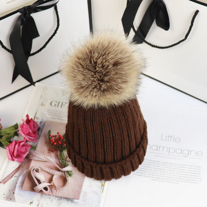 LORETTE | Classic Knit Beanie with Pom
