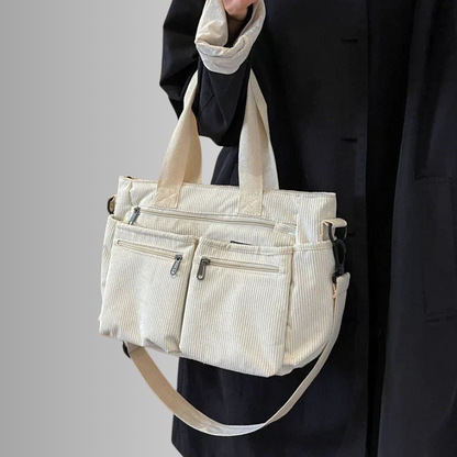 Urban Cord Tote | Schultertasche