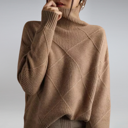 Weicher Damen Rollkragenpullover – Bequem, Warm & Elegant