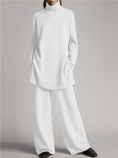 Grace | Women's High Neck Two Piece Lounge Set | Lunarafi