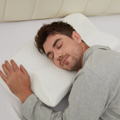 Norvo | Kussen voor slaapapneu & snurkenverlichting – Ergonomisch traagschuim anti-snurk kussen voor betere ademhaling & diepe slaapondersteuning