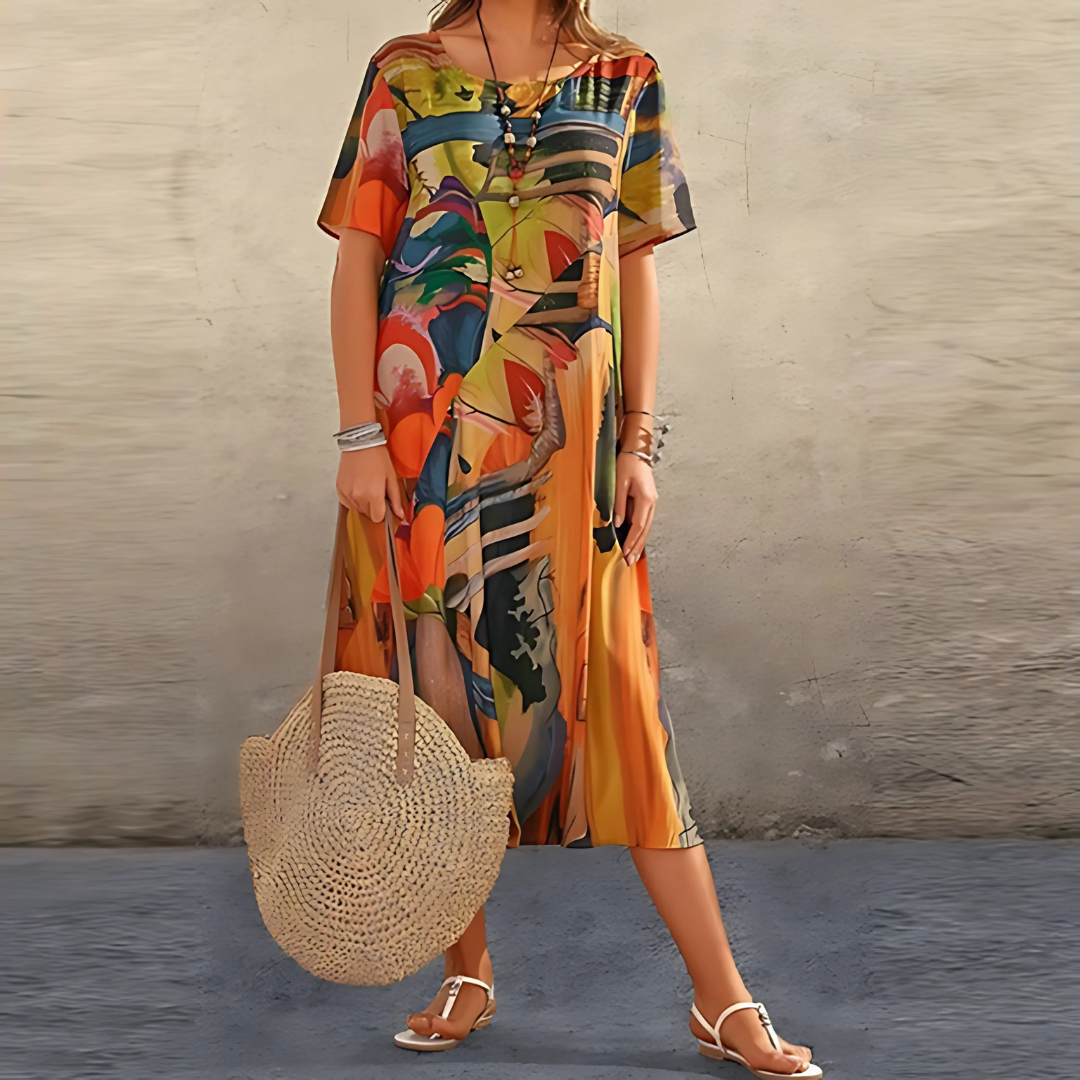 Elegant Floral Dress