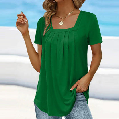 Elegant Pleated Blouse