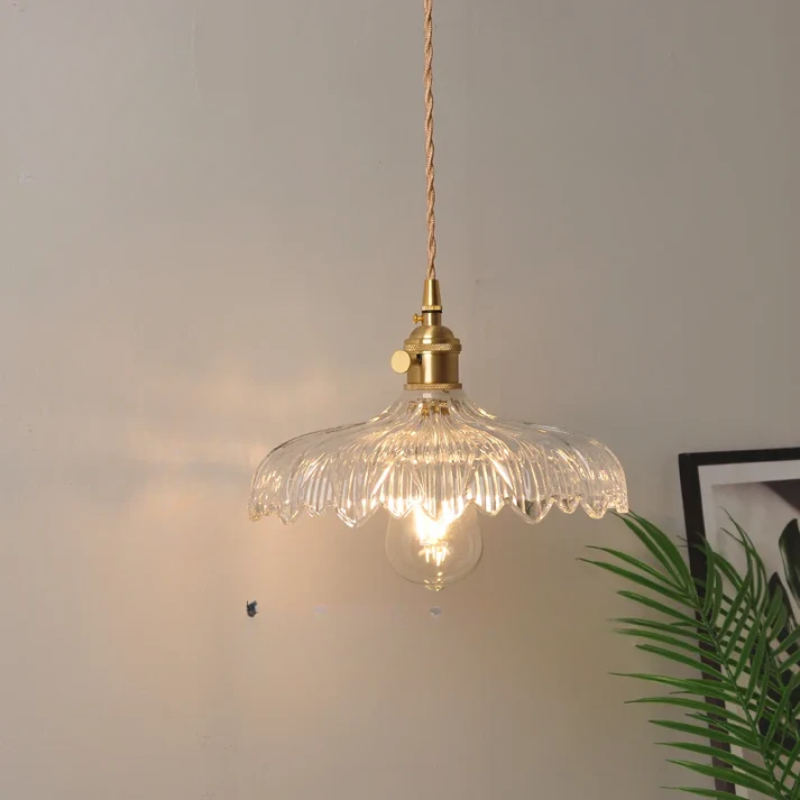 Virelian - Nordic Glas Hanglamp Met Koper