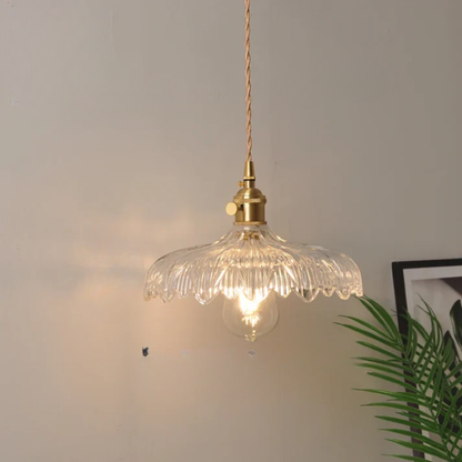 Virelian - Nordic Glas Hanglamp Met Koper