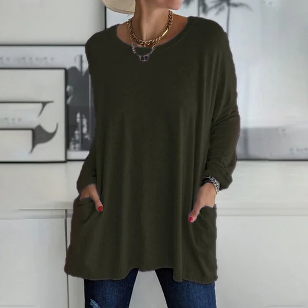 Rissa – Women’s Relaxed Fit Long Sleeve Top