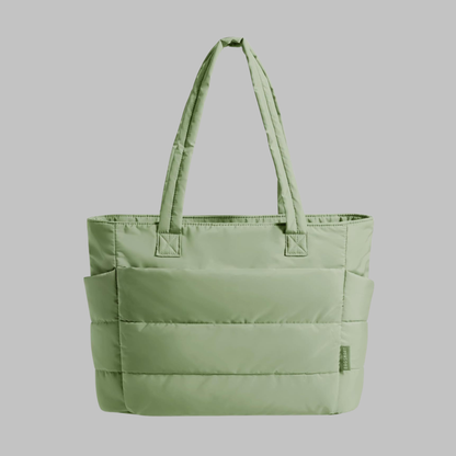 Women's Quilted Tote Bag – Spacious and Elegant Laptop Compartment