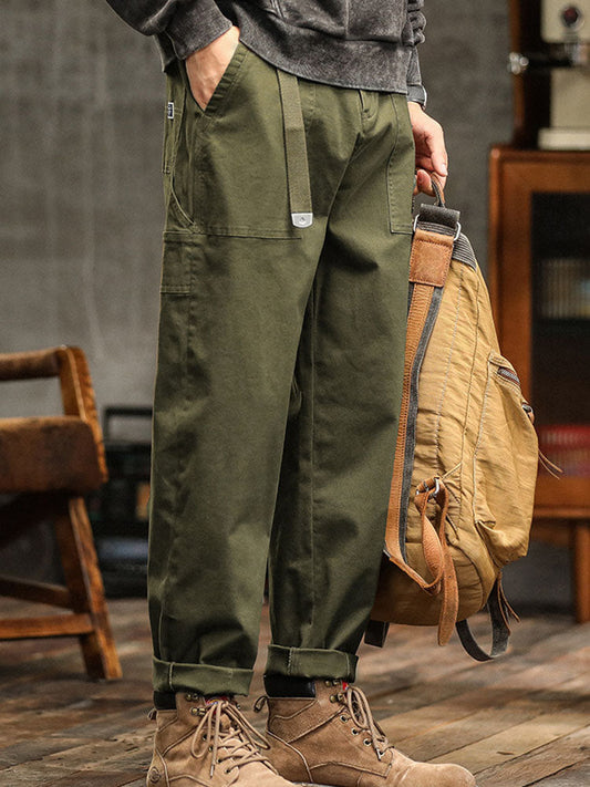 Kaj - Vintage-inspirerede casual utility-bukser