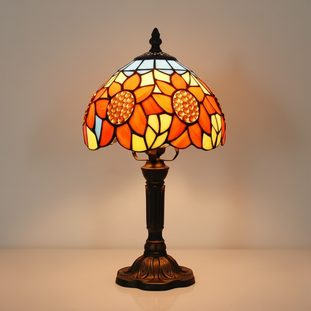 SOLELIA | VINTAGE SLUNEČNICOVÁ SKLENĚNÁ LAMPA