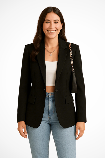 Women’s Tailored Blazer Single Button Classic Fit