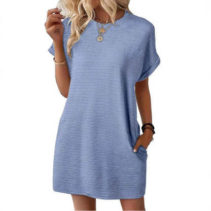 Eva | Casual Round Neck Summer Dress