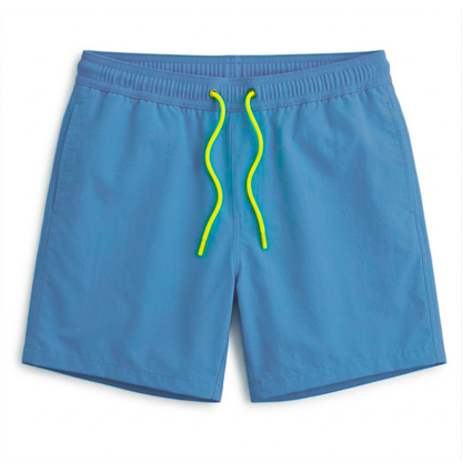 Maillot de Bain à Séchage Rapide pour Hommes avec Poches Zippées et Doublure en Filet