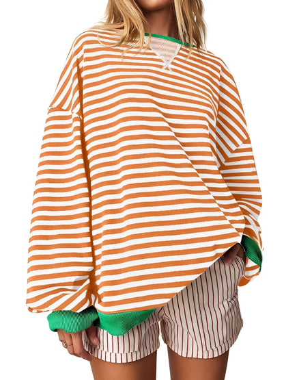 Judelle – Women’s Elegant Striped Jumper